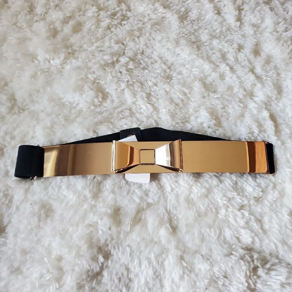 Elastic / Metallic Women's Belt NWT‎